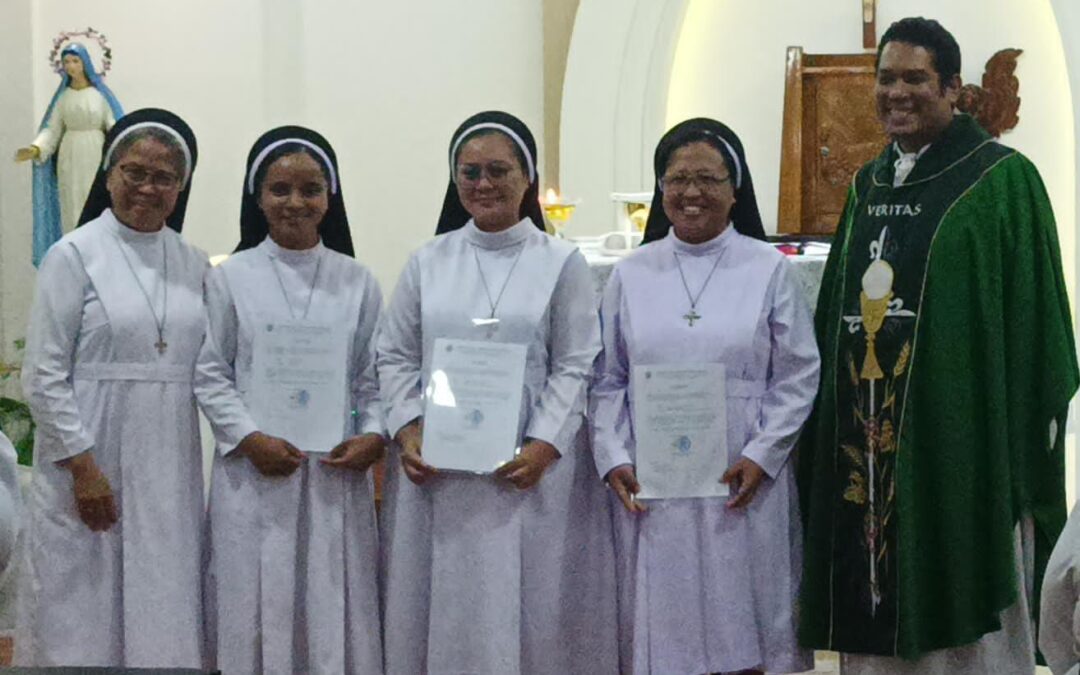 Misa Perutusan Para Suster OP untuk Perutusan Misi baru di Keuskupan Sibolga yaitu Sr.Winefride,OP, Sr.Caritas,OP, dan Sr.Beatriks,OP